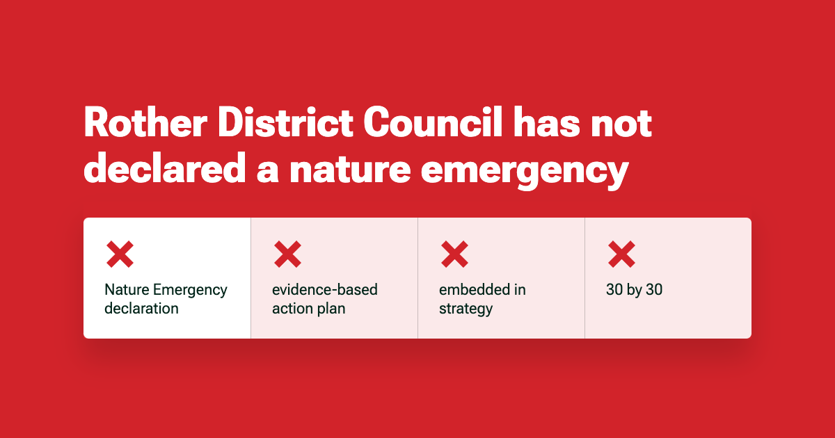 Rother Postcode Rother District Council | Nature Emergency